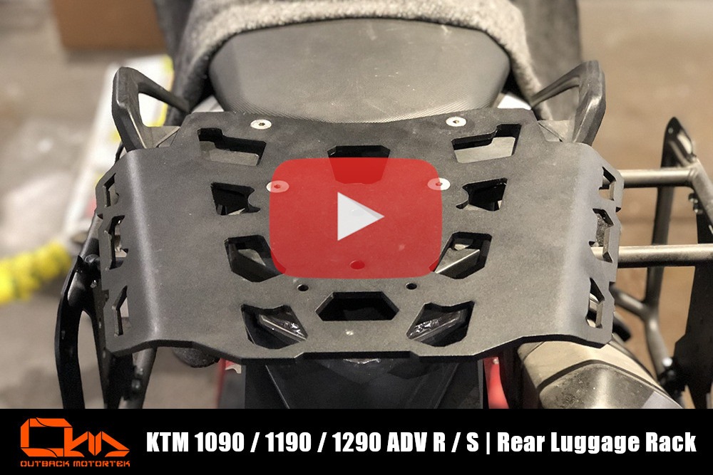 KTM 1090 / 1190 / 1290 Adventure R / S Heckgepäckträger Installation