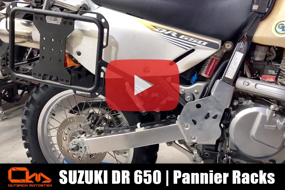 Suzuki DR 650 Kofferträger Installation