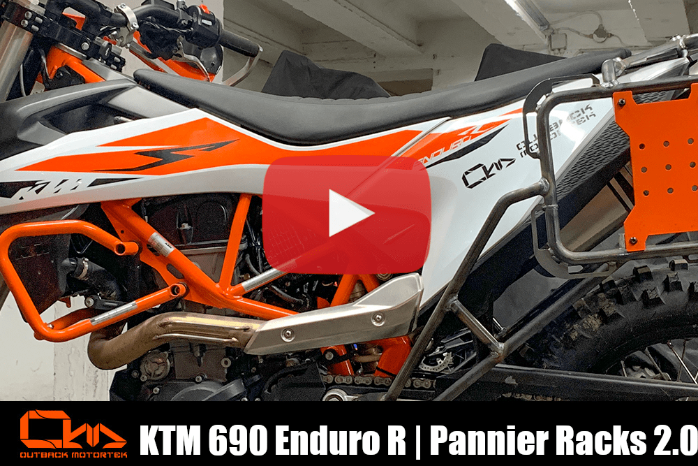 KTM 690 Enduro R Kofferträger 2.0 Installation