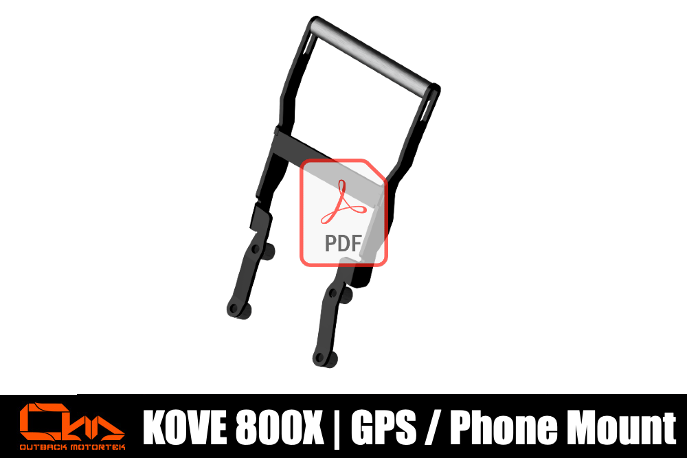 Kove 800X GPS Mount PDF Installation